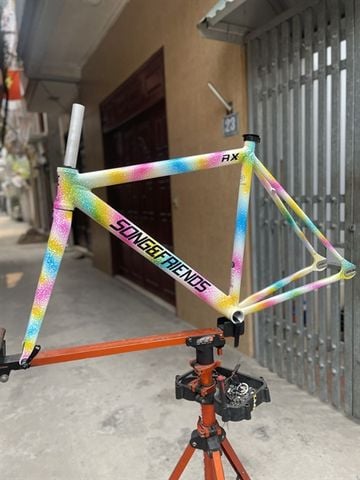 Khung Fixed Gear Jayjo Song & Friend vintage thép CR-MO( ko gồm chén cổ