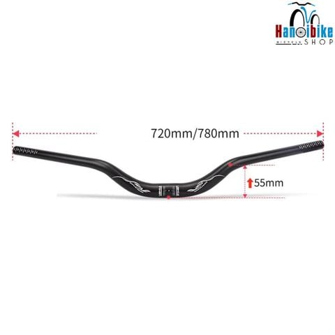 Ghi đông cánh én nhôm LEBLYCLE 31.8mm cho xe đạp MTB, Touring, Fixed Gear