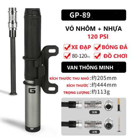 Bơm gắn xe Giyo GF-89