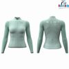 Áo đạp xe dài tay nữ NENK WOMEN'S ELITE LS Jersey Kline màu xanh nhạt