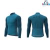 Áo đạp xe dài tay NENK ELITE màu xanh Plain LS Jersey Kline