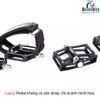 Pedal bàn đạp xe đạp Gineyea gắn đước strap cho Fixed gear, MTB, Touring có bi vòng