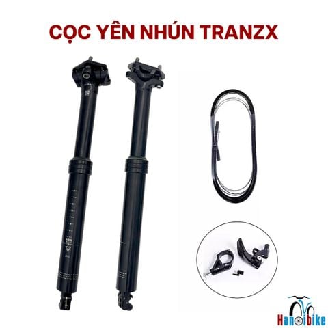 Cọc yên nhún tăng giảm Tranxz có khóa dây 31.6