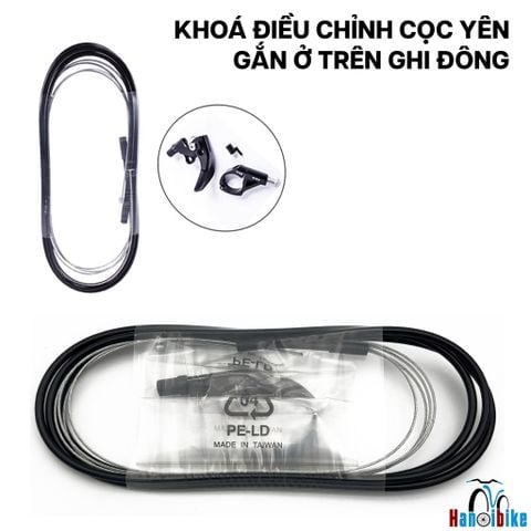 Cọc yên nhún tăng giảm Tranxz có khóa dây 31.6