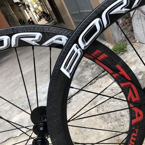 Vành carbon Campa F2 vân đá hub R13