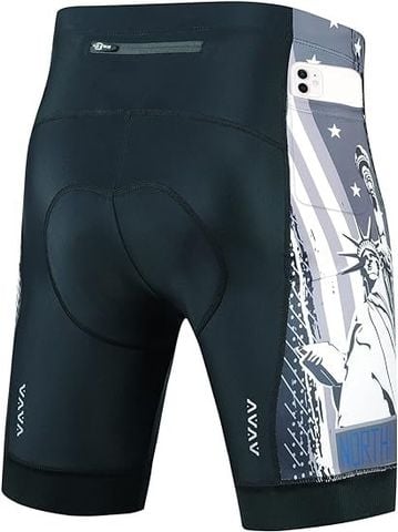 Quần đạp xe North Hill Size châu Âu nữ thần tự do bên hông mẫu 1