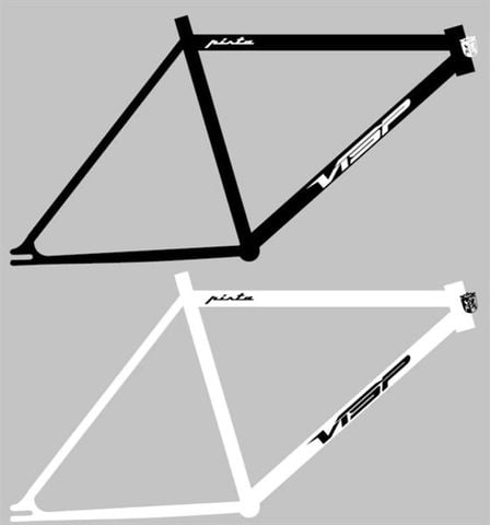 Khung fixed gear visp pista thép CRMO