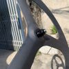 Vành 3 đao carbon trước vân 3K dùng được cho xe Road hoặc Fixed Gear