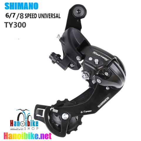 Củ đề shimano tourney RD-TY300 6-7 Speed chính hãng