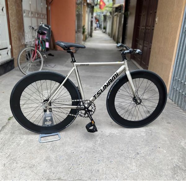 Xe Fixed Gear Tsunami SNM100 build cao cấp Hanoibike shop