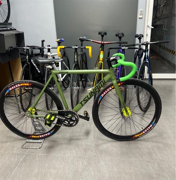 Xe Fixed Gear Tsunami SNM100 bánh Novatec – Hanoibike shop