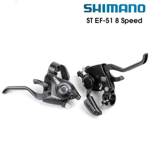 Tay bấm xả shimano EF51-8 liền phanh chính hãng