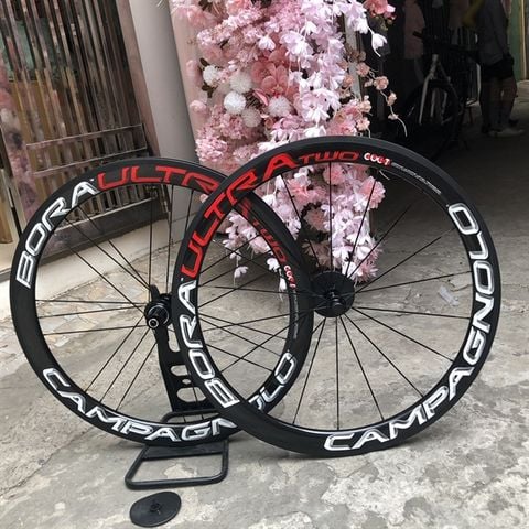 Vành carbon Campagnolo bora ultra two vân carbon may o nhôm R13