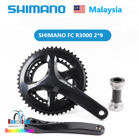 Đùi đĩa shimano sora FC R3000 kèm BB