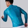 Áo đạp xe dài tay NENK ELITE màu xanh Plain LS Jersey Kline