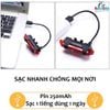 Đèn hậu xe đạp AQY 093 Rapidx sạc USB