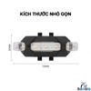 Đèn hậu xe đạp AQY 093 Rapidx mã F10 nháy 2 màu vỏ trắng trong