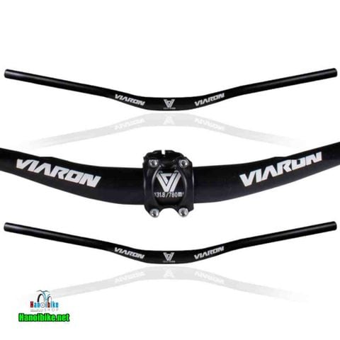 Ghi đông nhôm Viaron loại vểnh dài 78cm