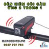 Đèn còi xe đạp cảm ứng 7599 3 trong 1