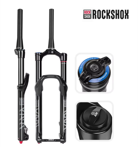 Càng thụt ROCKSHOX YARI bánh 25.7 phanh đĩa cổ lớn made in Taiwan