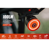 Đèn hậu Gaciron LOOP 100 cài yên bóng đỏ