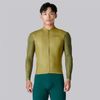 Áo đạp xe dài tay NENK ELITE màu xanh rêu Plain LS Jersey Kline