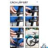 Chắn bùn đa năng vặn ren vào cốt yên đa năng Zefal cho hầu hết xe đạp thể thao