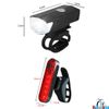 Combo đèn gắn xe đạp trước và sau mã DC 2218