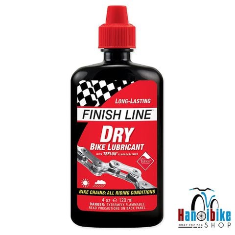 Dầu tra sên/xích xe đạp Finish Line CERAMIC / WET / DRY / WAX 120ml