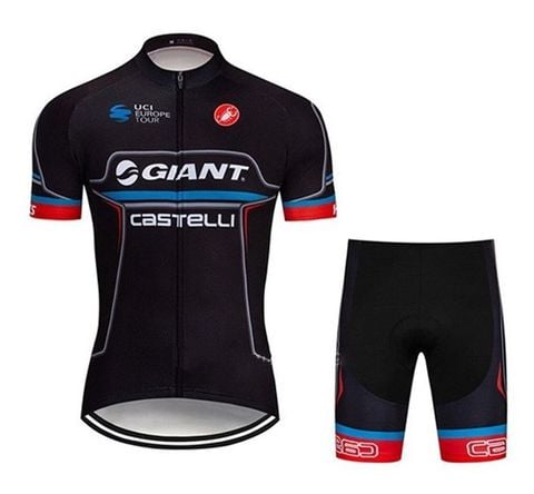 Bộ quần áo ngắn đạp xe đội tuyển Giant Castelli