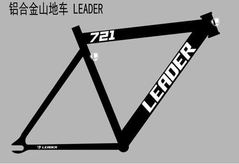 Khung Fixed gear Leader 721 Custom nhôm