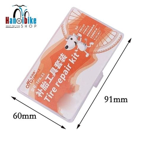 Bộ vá săm LEBYCLE kèm móc lốp TPK 11