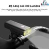 Đèn pin xe đạp siêu sáng GACIRON V9C400 400 Lumens