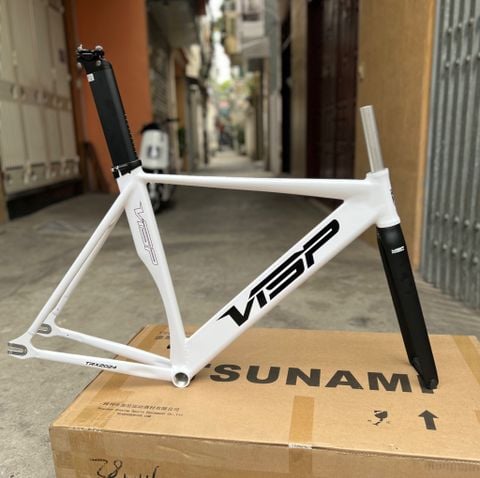 Khung fixed gear VISP TRX2024 Càng carbon