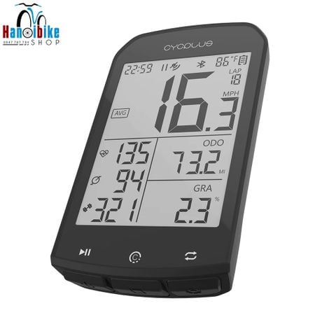 Đồng hồ contermet xe đạp Cycplus m1 sử dụng sóng vệ tinh GPS