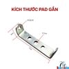 Pad chuyển đổi lỗ gắn phanh má sang gắn gác baga cho xe đạp thể thao