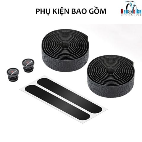 Dây quấn ghi đông xe đạp Promend vân xếp chồng cực đẹp