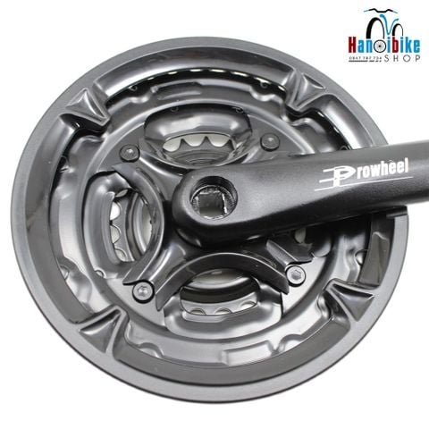 Đùi đĩa xe đạp Prowheel 22-32-44T 3 tầng 8/9 speed