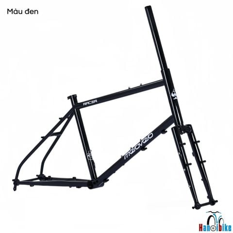 Khung Touring bánh 20 MELOVELO RACER trục lớn kèm chén cổ không ghi đông