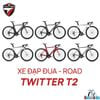 Xe đạp Road Twitter T2 lai 3 món Claris R2000