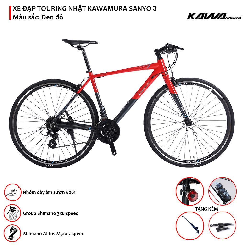 Xe Đạp Touring Life Louis  Shimano Toney Khung Sườn Nhôm  Công Ty TNHH  Sân Việt