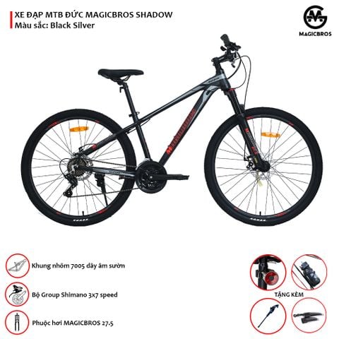 Xe MTB Magicbros Shadow 2 3*7 Speed