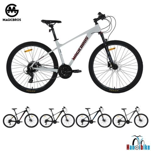 Xe đạp MTB Magicbros Spider 3 phanh dầu 24 speed