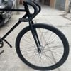 Xe đạp Fixed Gear cơ bản màu Đen tay cong