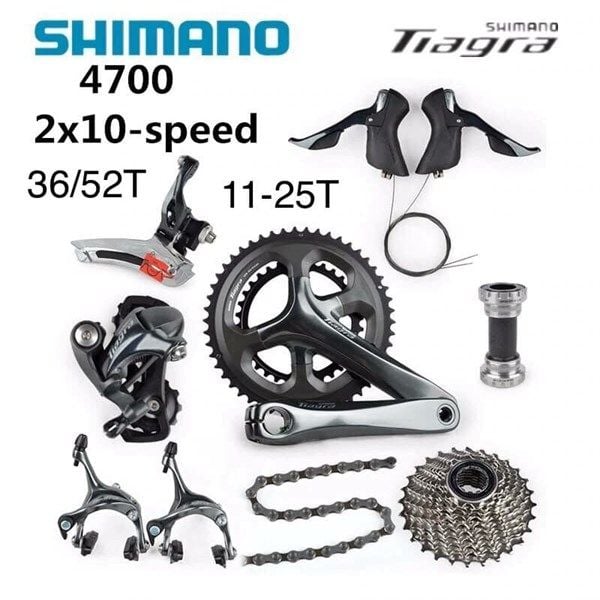 Tiaga R43 Bộ Group Tiaga 4700 11-28T 39/53/172.5mm – Hanoibike shop