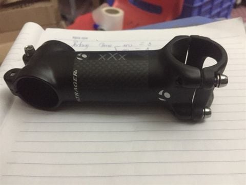 Potang nhôm bọc carbon Bontrager Đen xám