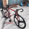 Xe đạp Fixed Gear tsuanmi SNM 100 Đỏ 3 đao trước lắp thêm phanh phụ