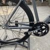 Xe đạp Fixed Gear Tsunami SNM100 màu Ghi Xám lắp tay phanh phụ