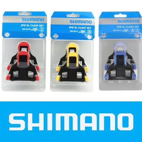 Bộ can cá pedan xe đạp road Shimano SPD-SL Cleats SM-SH11