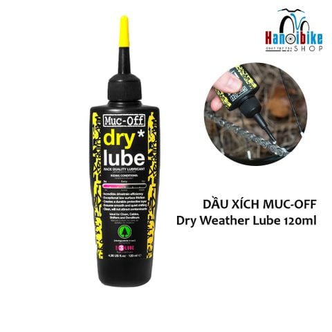 Dầu tra xích xe đạp MUC-OFF dry weather lube 120ml